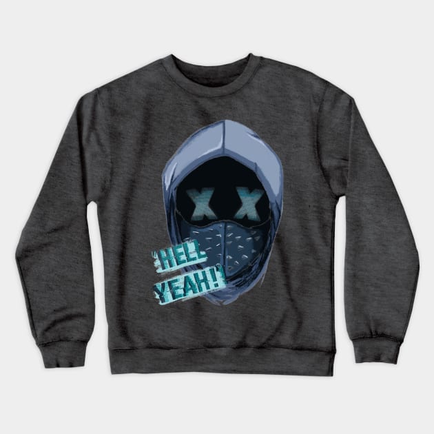 Hell Yeah, wrench Crewneck Sweatshirt by Shamaloka